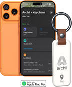 White Keychain