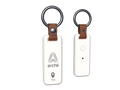 White Keychain