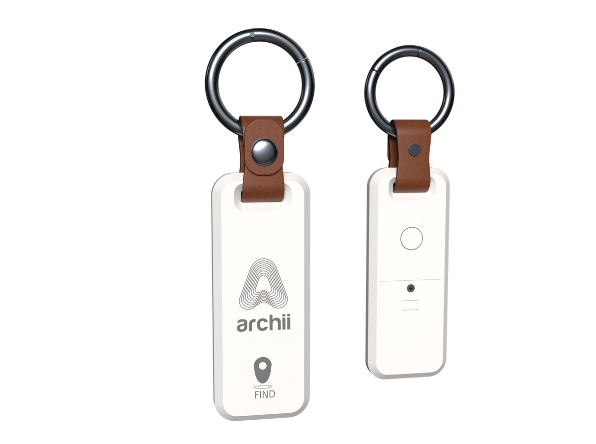 White Keychain